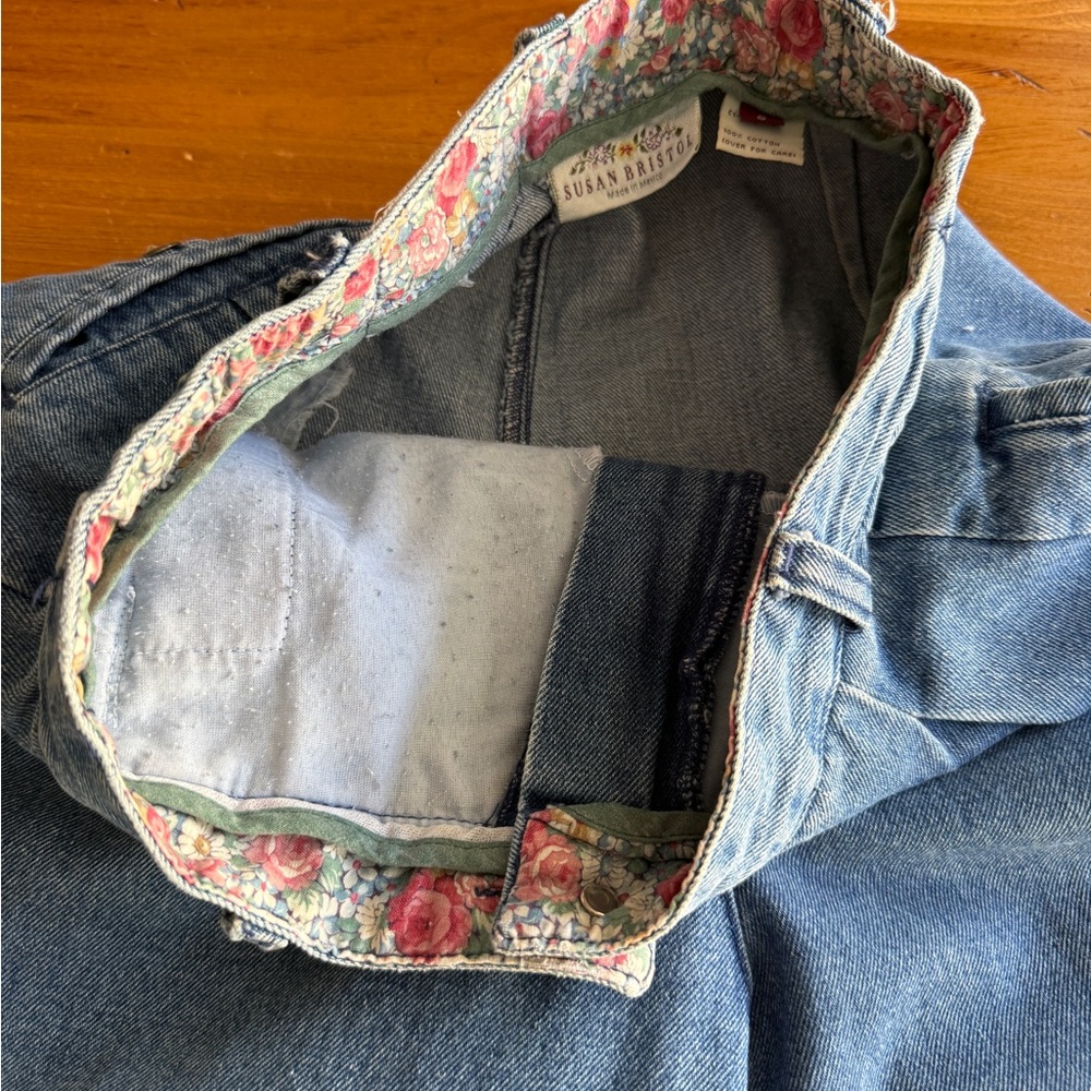 Susan Bristol 80s High Waisted Pleated Balloon Style Denim Mom Jeans Vintage 8 - Picture 7 of 15